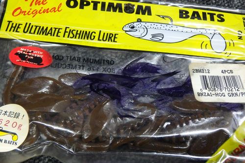 OPTIMUM BAITS 2BH312#BNZAI-HOG GRN/PRPL